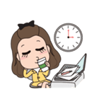 Dek Ying JAMU Office Lady Version（個別スタンプ：21）