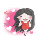 Oh！ Honey What a cute girl you are！（個別スタンプ：1）