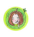 Oh！ Honey What a cute girl you are！（個別スタンプ：9）