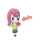 Oh！ Honey What a cute girl you are！（個別スタンプ：25）