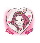 Oh！ Honey What a cute girl you are！（個別スタンプ：31）