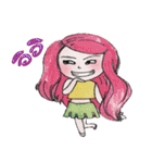 Oh！ Honey What a cute girl you are！（個別スタンプ：38）