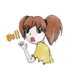 Oh！ Honey What a cute girl you are！（個別スタンプ：40）