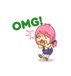 Chibi Girl <3（個別スタンプ：4）