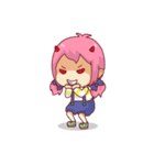 Chibi Girl <3（個別スタンプ：6）