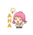 Chibi Girl <3（個別スタンプ：21）
