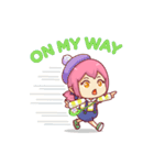 Chibi Girl <3（個別スタンプ：24）