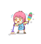 Chibi Girl <3（個別スタンプ：26）