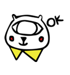 The rabbit has only one eye（個別スタンプ：4）