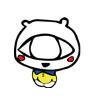 The rabbit has only one eye（個別スタンプ：13）