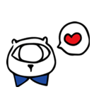 The rabbit has only one eye（個別スタンプ：14）