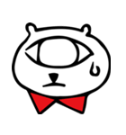 The rabbit has only one eye（個別スタンプ：24）