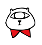 The rabbit has only one eye（個別スタンプ：35）