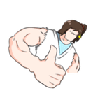 Buffed girl（個別スタンプ：1）