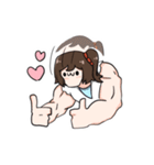 Buffed girl（個別スタンプ：2）