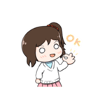 Buffed girl（個別スタンプ：6）