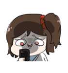 Buffed girl（個別スタンプ：8）