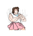 Buffed girl（個別スタンプ：10）