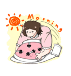 Buffed girl（個別スタンプ：14）