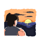 Buffed girl（個別スタンプ：15）