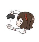 Buffed girl（個別スタンプ：17）