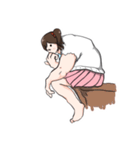 Buffed girl（個別スタンプ：29）