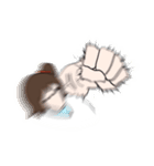 Buffed girl（個別スタンプ：34）