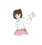 Buffed girl（個別スタンプ：40）
