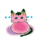 猫いちご椀（個別スタンプ：19）