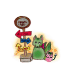 猫いちご椀（個別スタンプ：37）