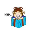 Kathin little girl（個別スタンプ：40）