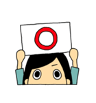 無難にゆるっと使える私スタンプ（個別スタンプ：7）