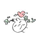 誰でも描けそうなうさぎ（個別スタンプ：9）