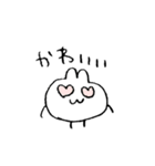 誰でも描けそうなうさぎ（個別スタンプ：10）