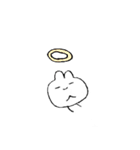 誰でも描けそうなうさぎ（個別スタンプ：14）