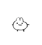 誰でも描けそうなうさぎ（個別スタンプ：35）