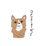 クセのある犬たち。（個別スタンプ：23）