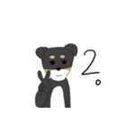クセのある犬たち。（個別スタンプ：34）