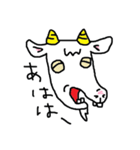 ヤギさんとカニさんは、友達です。（個別スタンプ：7）