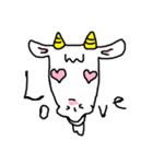 ヤギさんとカニさんは、友達です。（個別スタンプ：29）