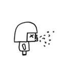 シロとクロ ときどきカラー（個別スタンプ：31）