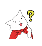 スーパーにゃん空を飛ぶ？（個別スタンプ：3）