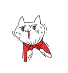 スーパーにゃん空を飛ぶ？（個別スタンプ：34）
