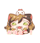 三毛さん家のかんなちゃん【擬人化編】（個別スタンプ：1）
