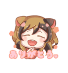 三毛さん家のかんなちゃん【擬人化編】（個別スタンプ：8）