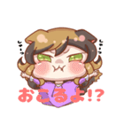 三毛さん家のかんなちゃん【擬人化編】（個別スタンプ：11）