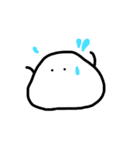 しろくてまるいいきもの（個別スタンプ：11）