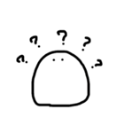 しろくてまるいいきもの（個別スタンプ：23）