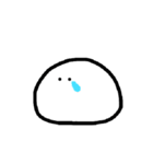 しろくてまるいいきもの（個別スタンプ：24）