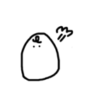 しろくてまるいいきもの（個別スタンプ：38）